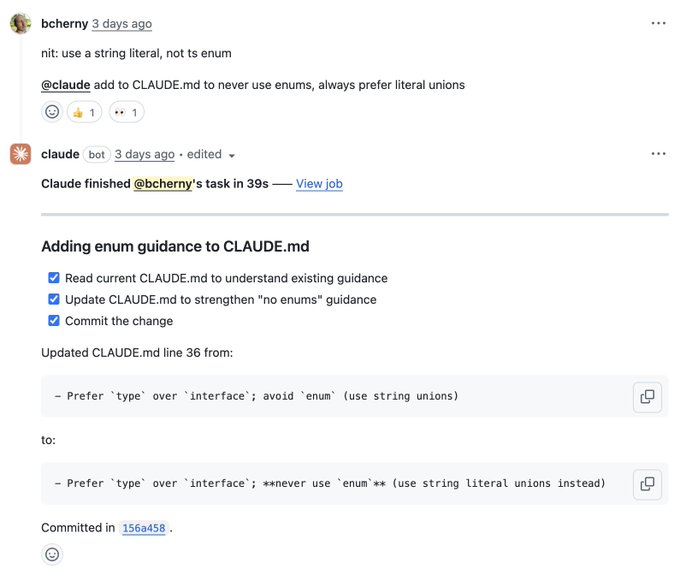GitHub PR with @claude mention